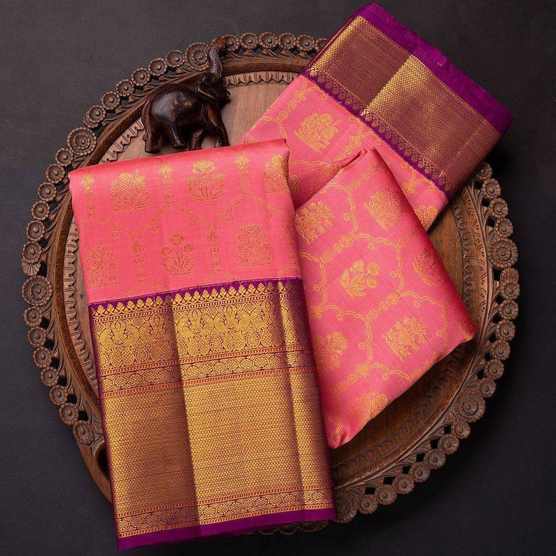Pink Colour Rangoli Silk Sequence Embroidery Work deasin Saree With Blouse